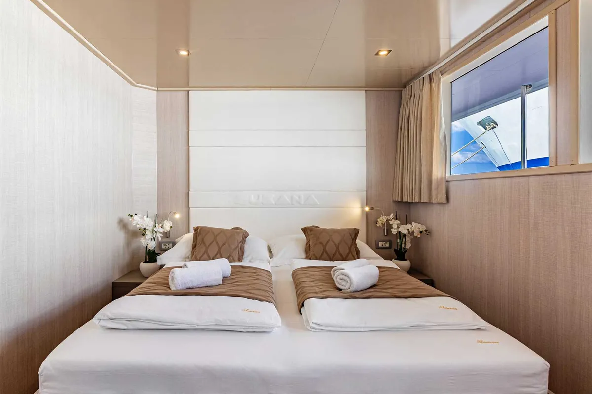 Cabin on Suzana, a Gulet Luxury Motor Yacht motor yacht at Dubrovnik, Croatia