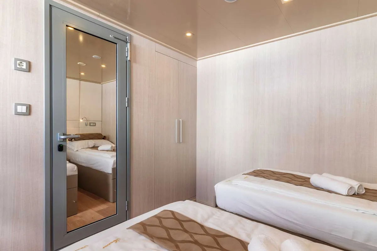 Cabin on Suzana, a Gulet Luxury Motor Yacht motor yacht at Dubrovnik, Croatia