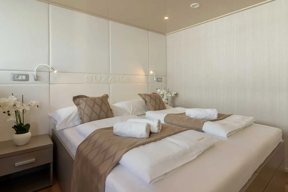 Cabin on Suzana, a Gulet Luxury Motor Yacht motor yacht at Dubrovnik, Croatia