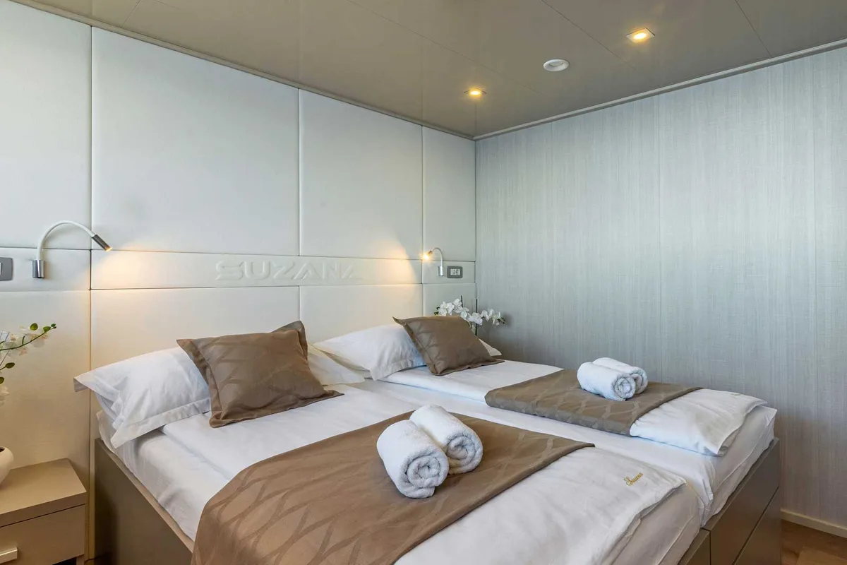 Cabin on Suzana, a Gulet Luxury Motor Yacht motor yacht at Dubrovnik, Croatia