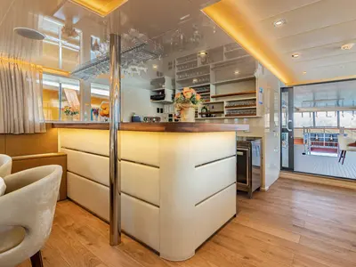 Galley of Suzana, a Gulet Luxury Motor Yacht motor yacht at Dubrovnik, Croatia