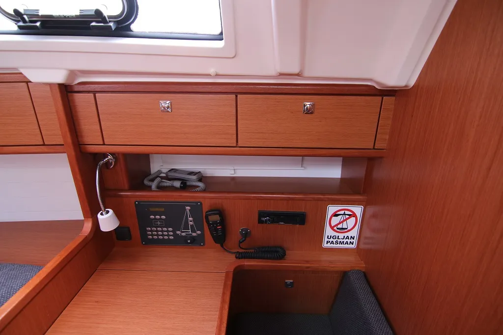 Salon of Patrizia, a Bavaria Cruiser 41 sailboat at Sukošan, Croatia