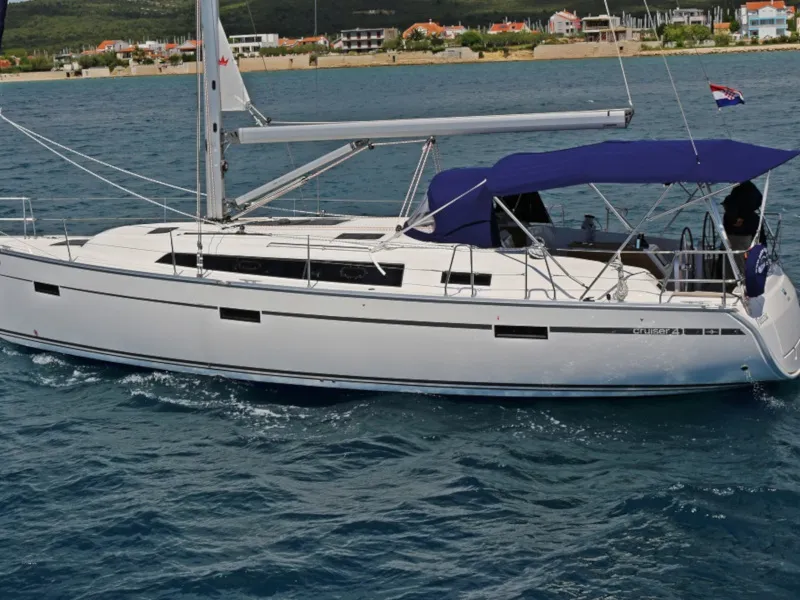Patrizia, a Bavaria Cruiser 41 sailboat at Sukošan, Croatia