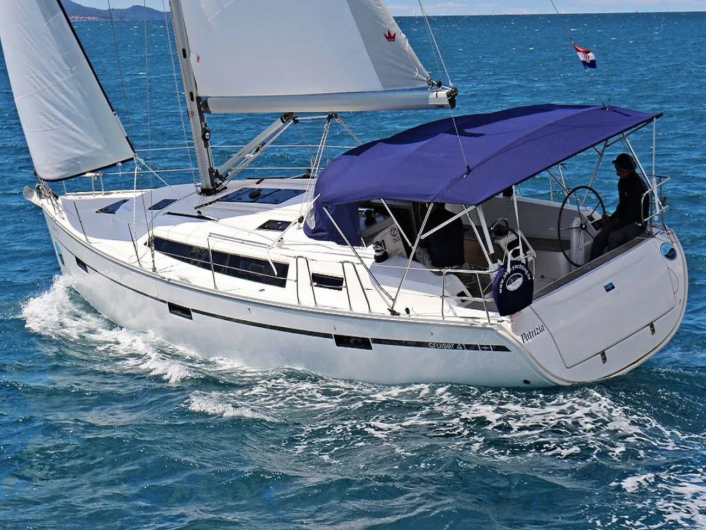 Patrizia, a Bavaria Cruiser 41 sailboat at Sukošan, Croatia