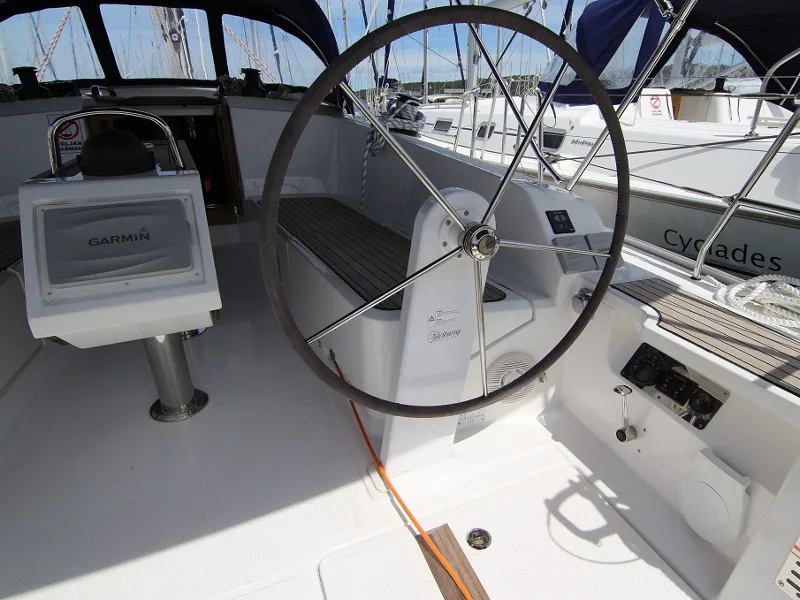Patrizia, a Bavaria Cruiser 41 sailboat at Sukošan, Croatia
