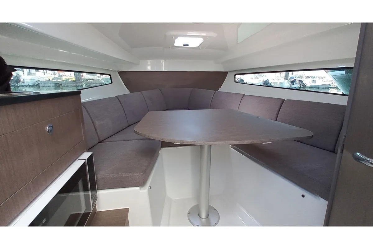 Salon of Beneteau Flyer 8 SUNdeck, a motorboat at Punat, Croatia