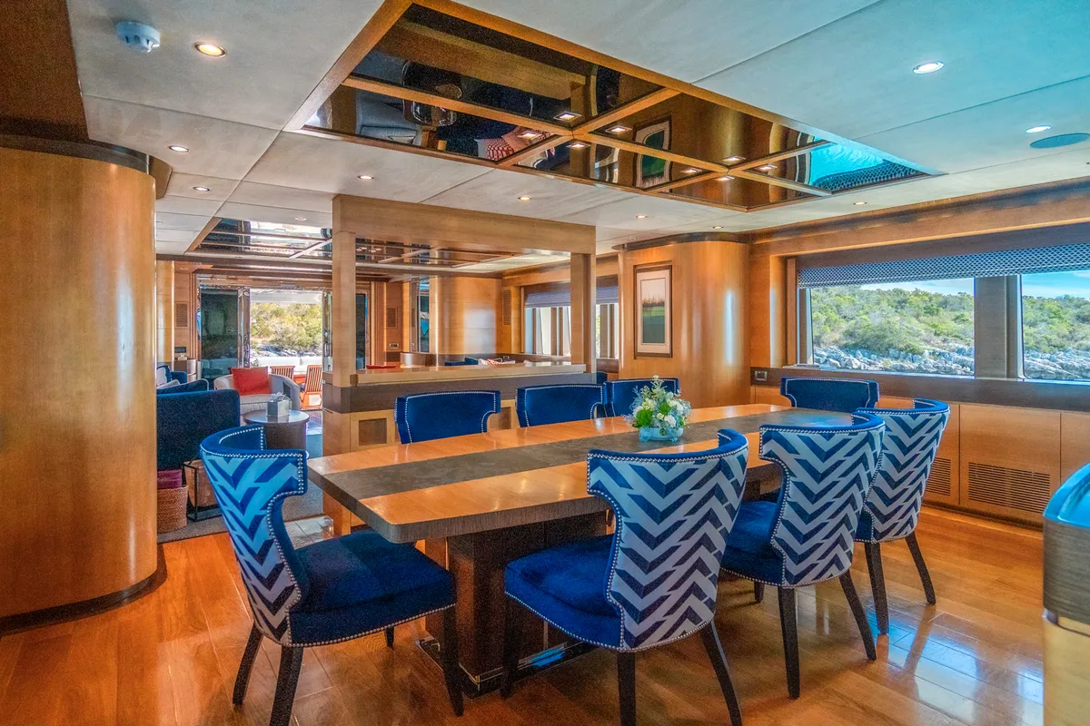 Salon of Silent World, a Gulet Motoryacht motor yacht at Split, Croatia