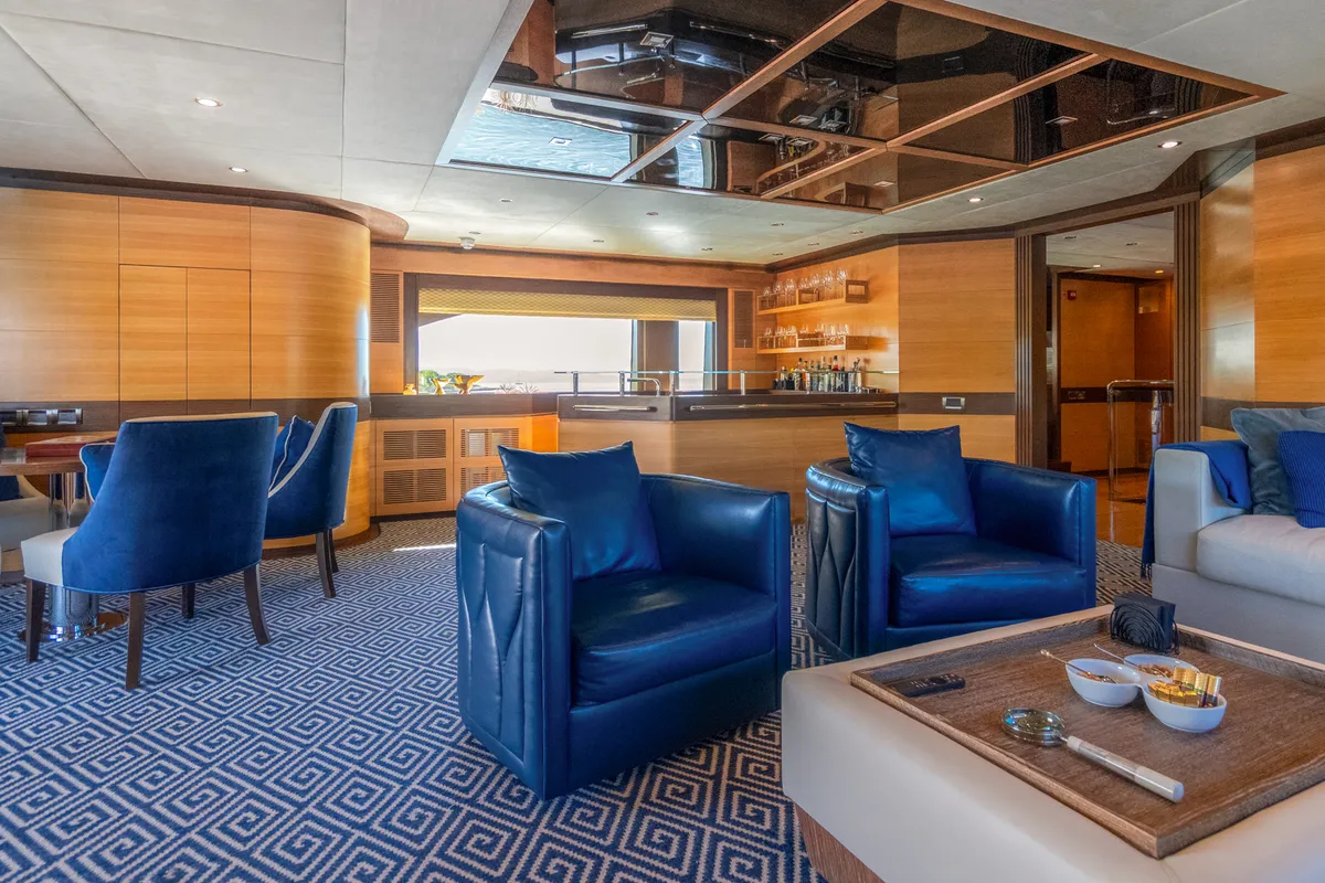 Salon of Silent World, a Gulet Motoryacht motor yacht at Split, Croatia