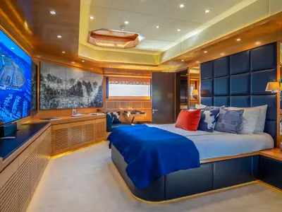 Cabin on Silent World, a Gulet Motoryacht motor yacht at Split, Croatia
