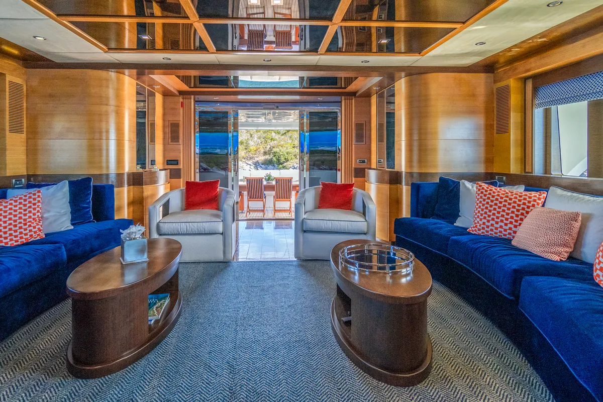 Salon of Silent World, a Gulet Motoryacht motor yacht at Split, Croatia