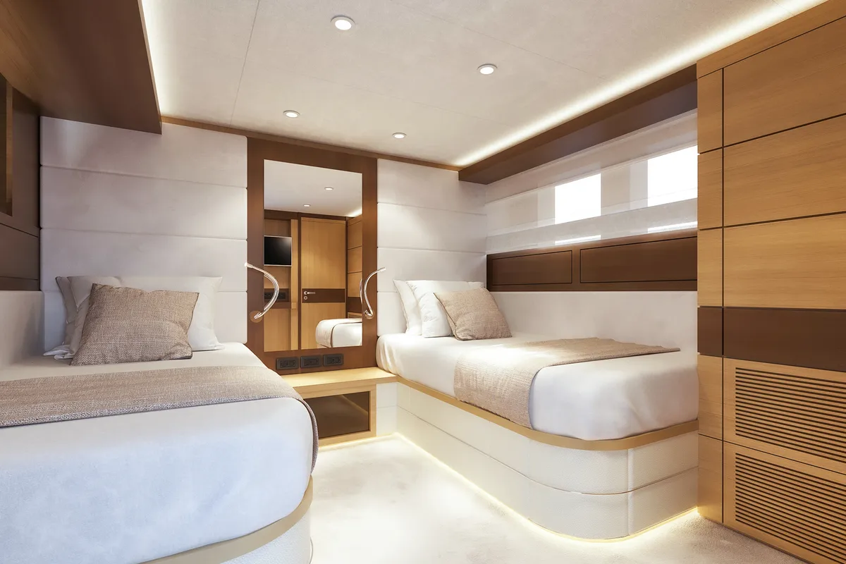 Cabin on Silent World, a Gulet Motoryacht motor yacht at Split, Croatia