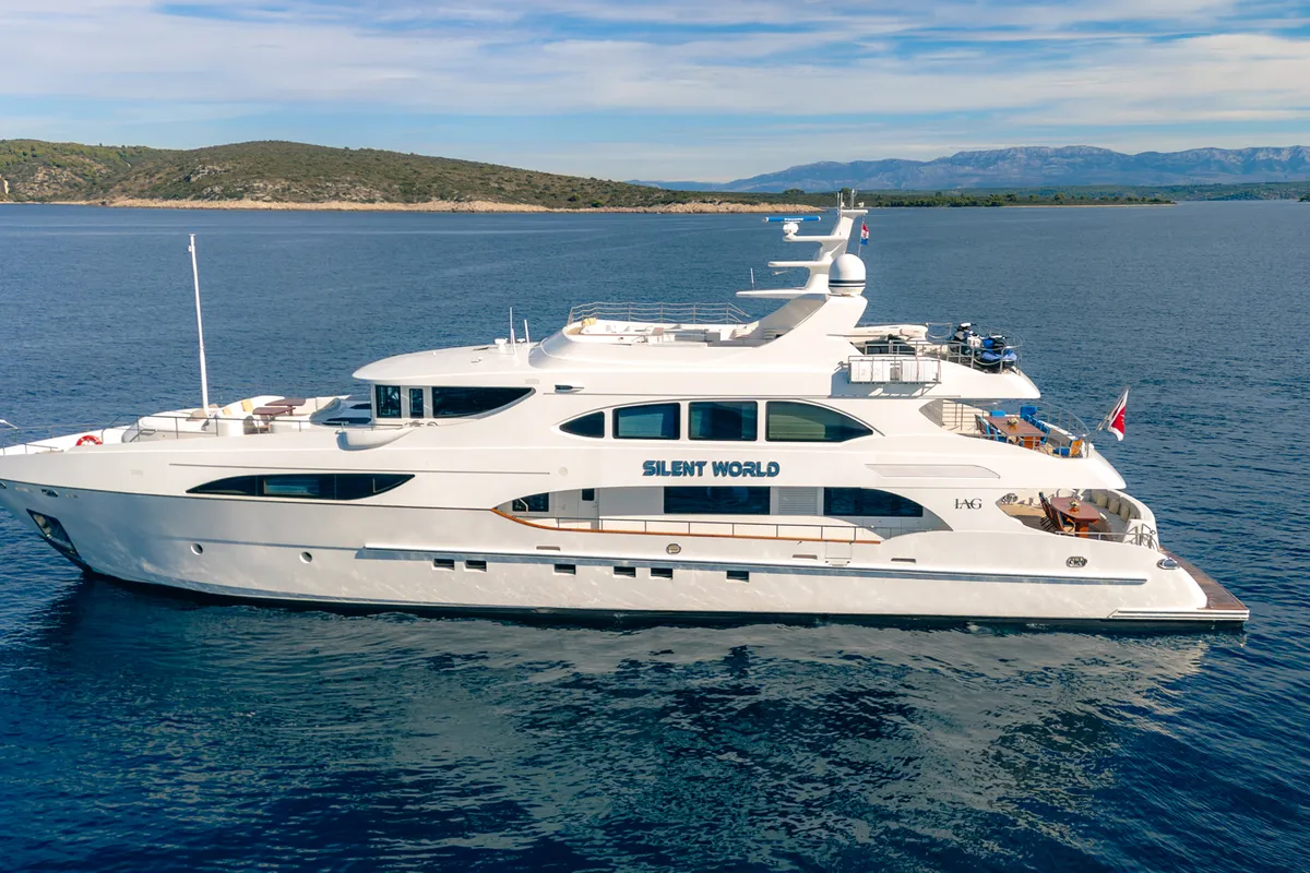 Exterior view of Silent World, a Gulet Motoryacht motor yacht at Split, Croatia