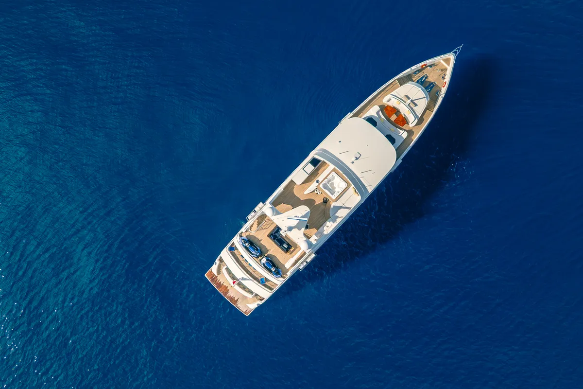 Exterior view of Silent World, a Gulet Motoryacht motor yacht at Split, Croatia