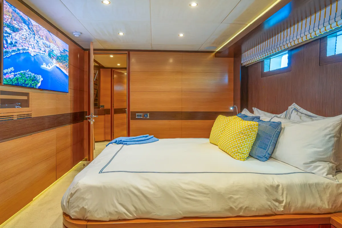 Cabin on Silent World, a Gulet Motoryacht motor yacht at Split, Croatia