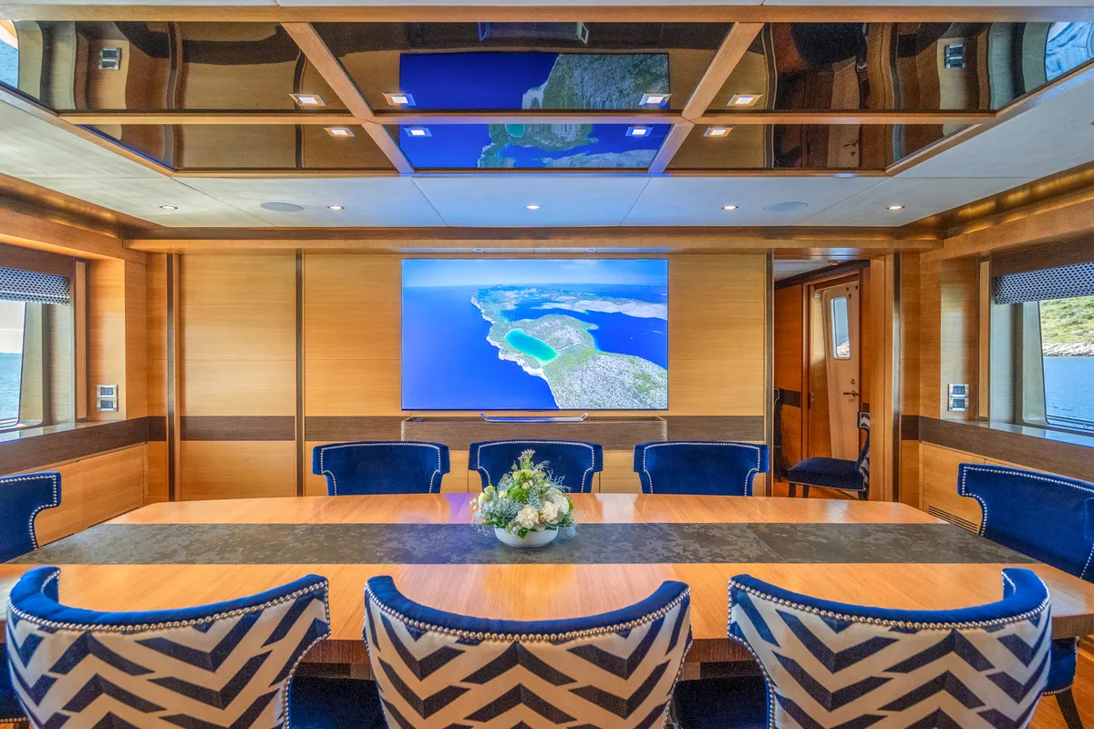 Salon of Silent World, a Gulet Motoryacht motor yacht at Split, Croatia