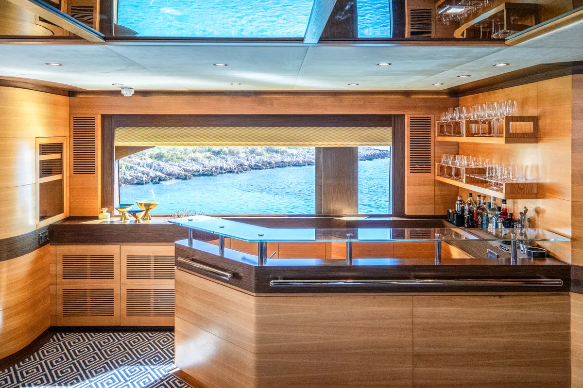 Salon of Silent World, a Gulet Motoryacht motor yacht at Split, Croatia