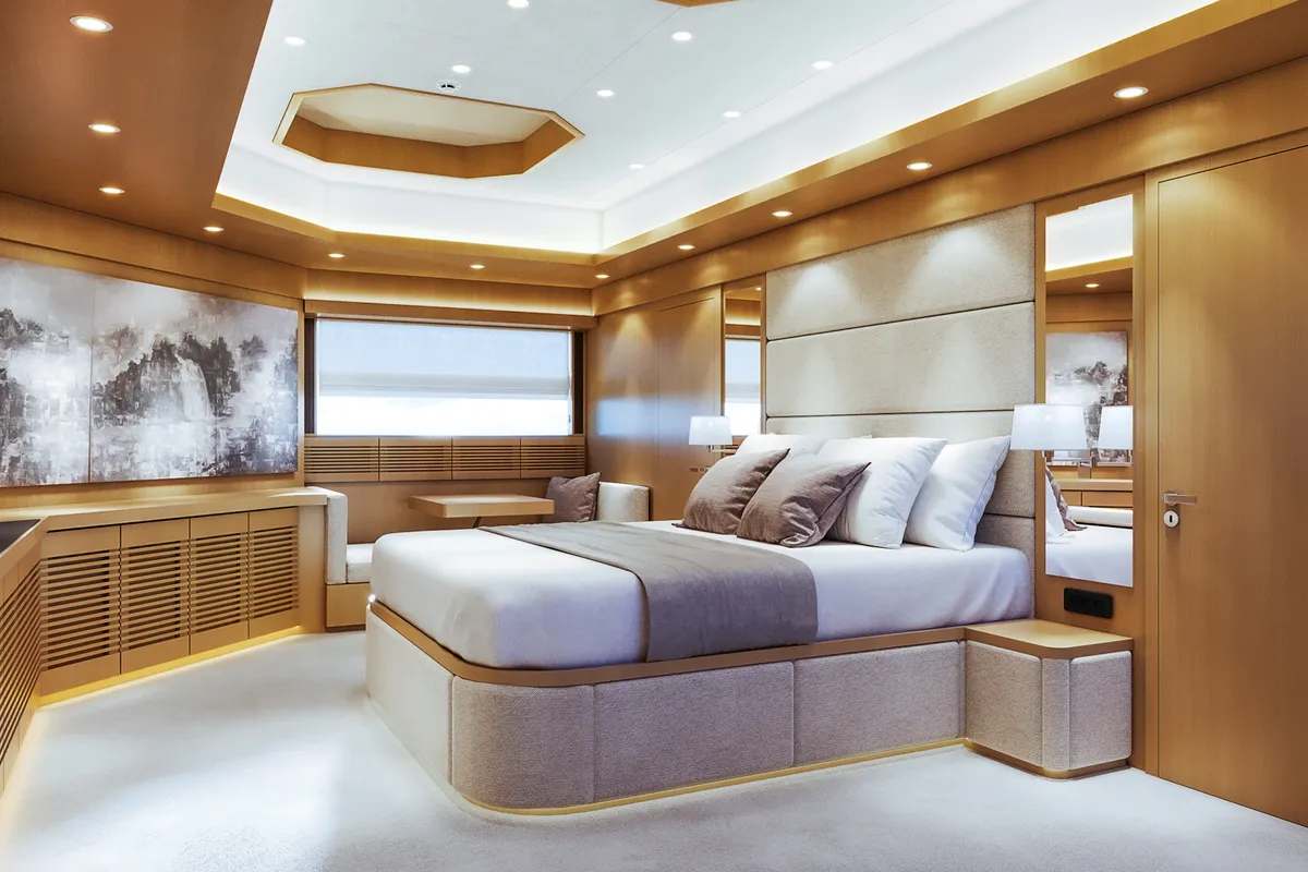 Cabin on Silent World, a Gulet Motoryacht motor yacht at Split, Croatia