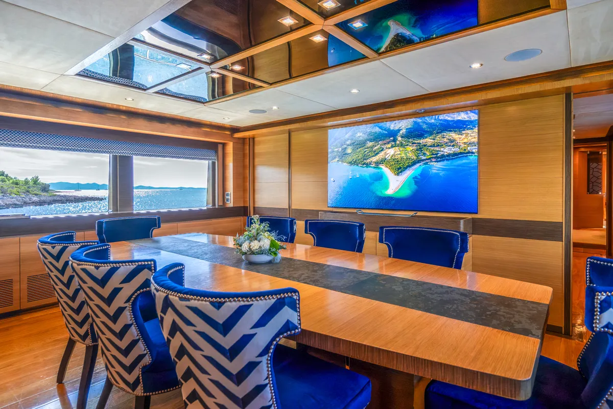 Salon of Silent World, a Gulet Motoryacht motor yacht at Split, Croatia