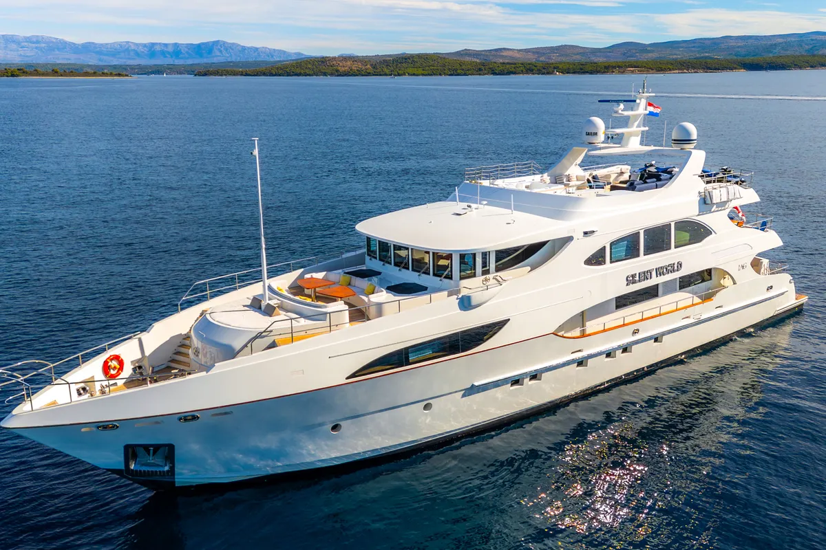 Exterior view of Silent World, a Gulet Motoryacht motor yacht at Split, Croatia