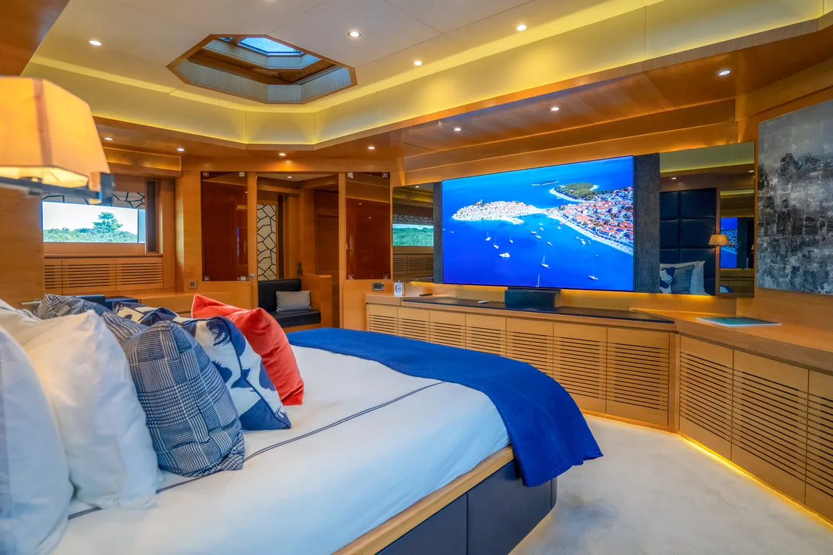 Cabin on Silent World, a Gulet Motoryacht motor yacht at Split, Croatia