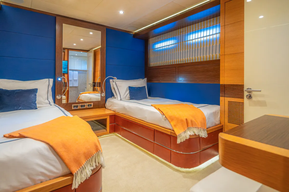 Cabin on Silent World, a Gulet Motoryacht motor yacht at Split, Croatia