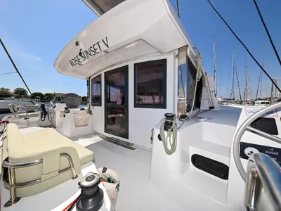 ROSE SUNSET V, a Bali Catsmart catamaran at Đuraševići, Montenegro
