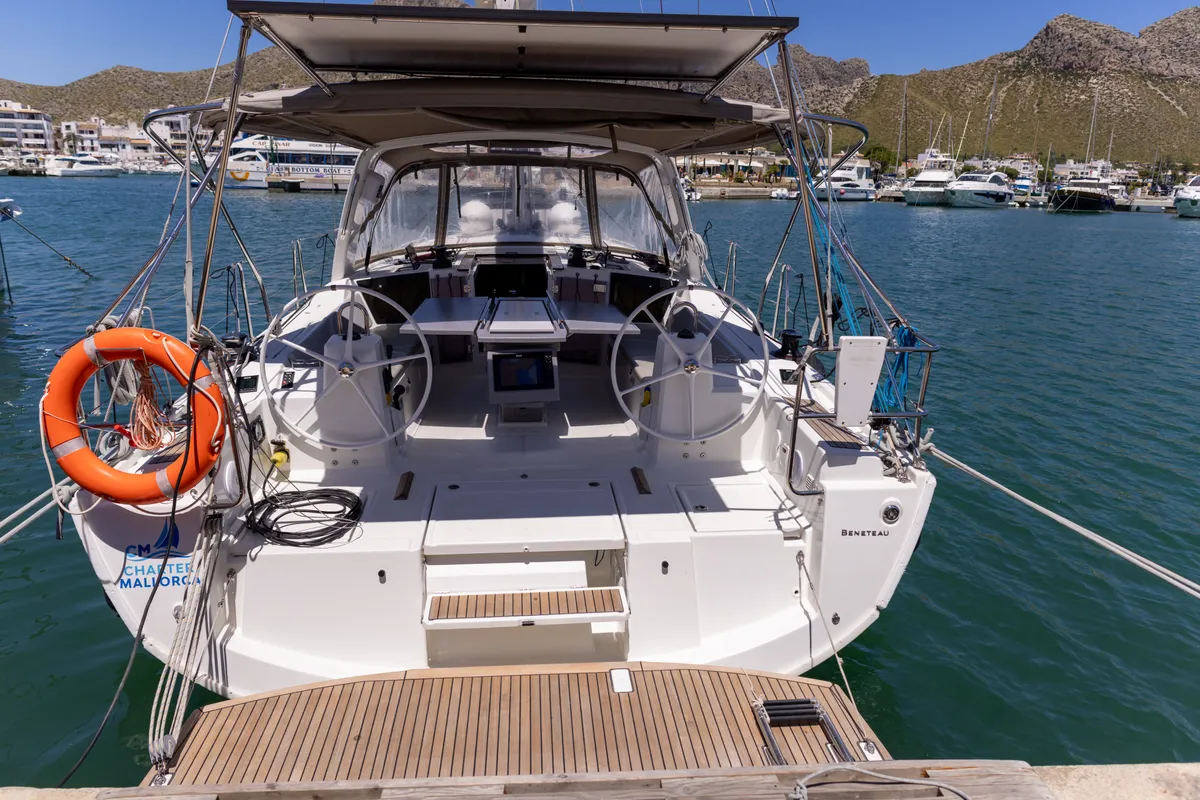 PASSEPARTOUT, a Beneteau Oceanis 41.1 sailboat at Port de Pollença, Spain