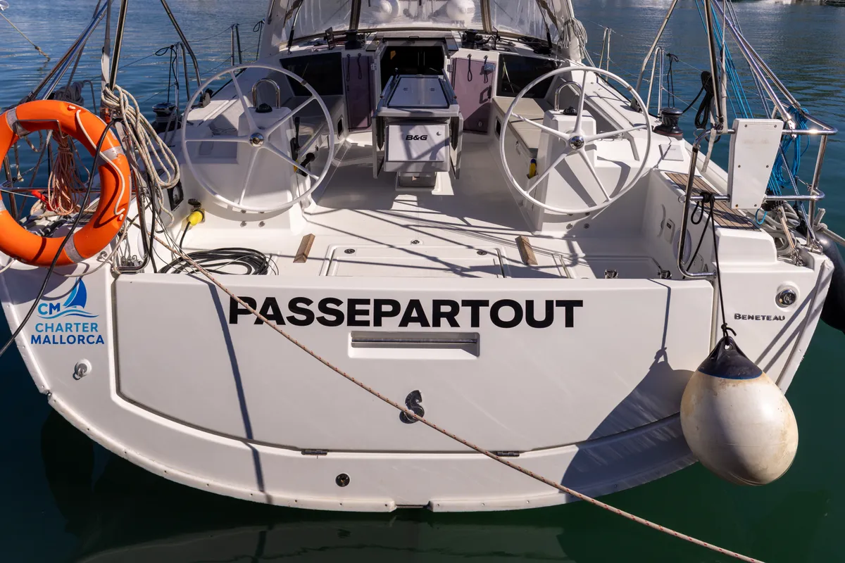 PASSEPARTOUT, a Beneteau Oceanis 41.1 sailboat at Port de Pollença, Spain