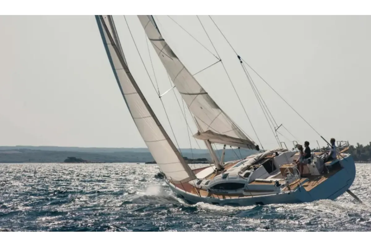ELYSIUM I, a Elan Impression 50 sailboat at Sukošan, Croatia