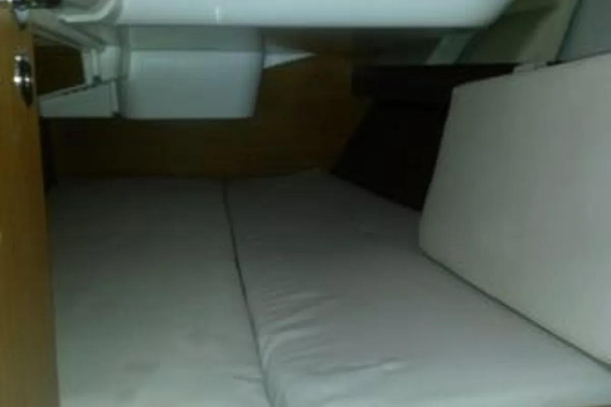 Cabin on Catrina, a Jeanneau Sun Odyssey 36i sailboat at Municipal Unit of Elefsina, Greece