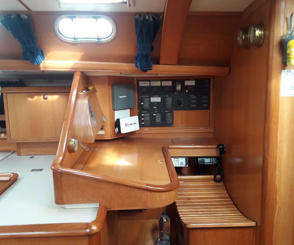 Hesiodos, a Jeanneau Sun Odyssey 52.2 sailboat at Athens, Greece