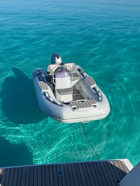 Second Wind Skippered, a Bali 4.6 catamaran at Parikia, Greece