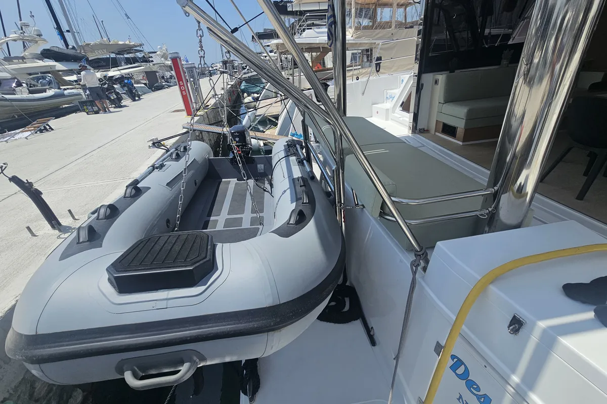 Destiny, a Bali 4.8 catamaran at Athens, Greece