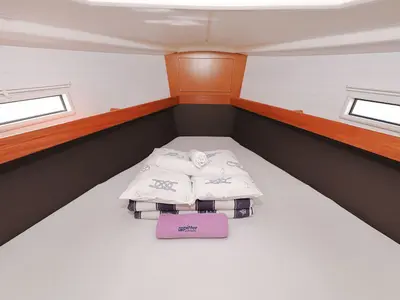 Cabin on My Princess, a Bavaria Cruiser 37 sailboat at Grad Trogir, Croatia