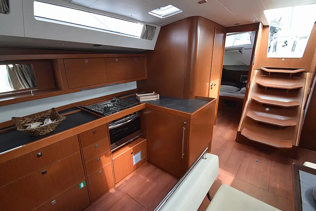 Butterfly, a Beneteau Oceanis 48 sailboat at Volos, Greece