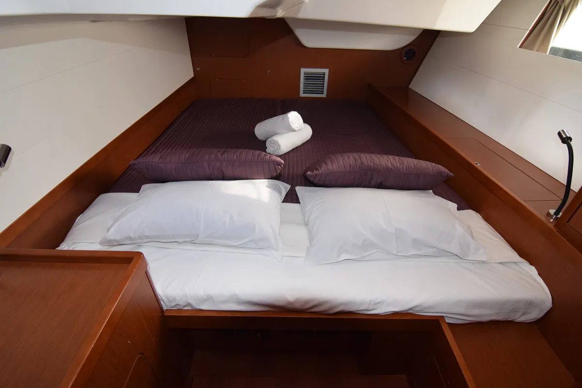 Butterfly, a Beneteau Oceanis 48 sailboat at Volos, Greece
