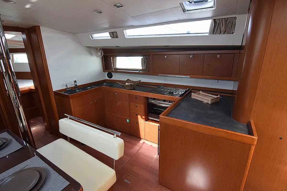 Butterfly, a Beneteau Oceanis 48 sailboat at Volos, Greece
