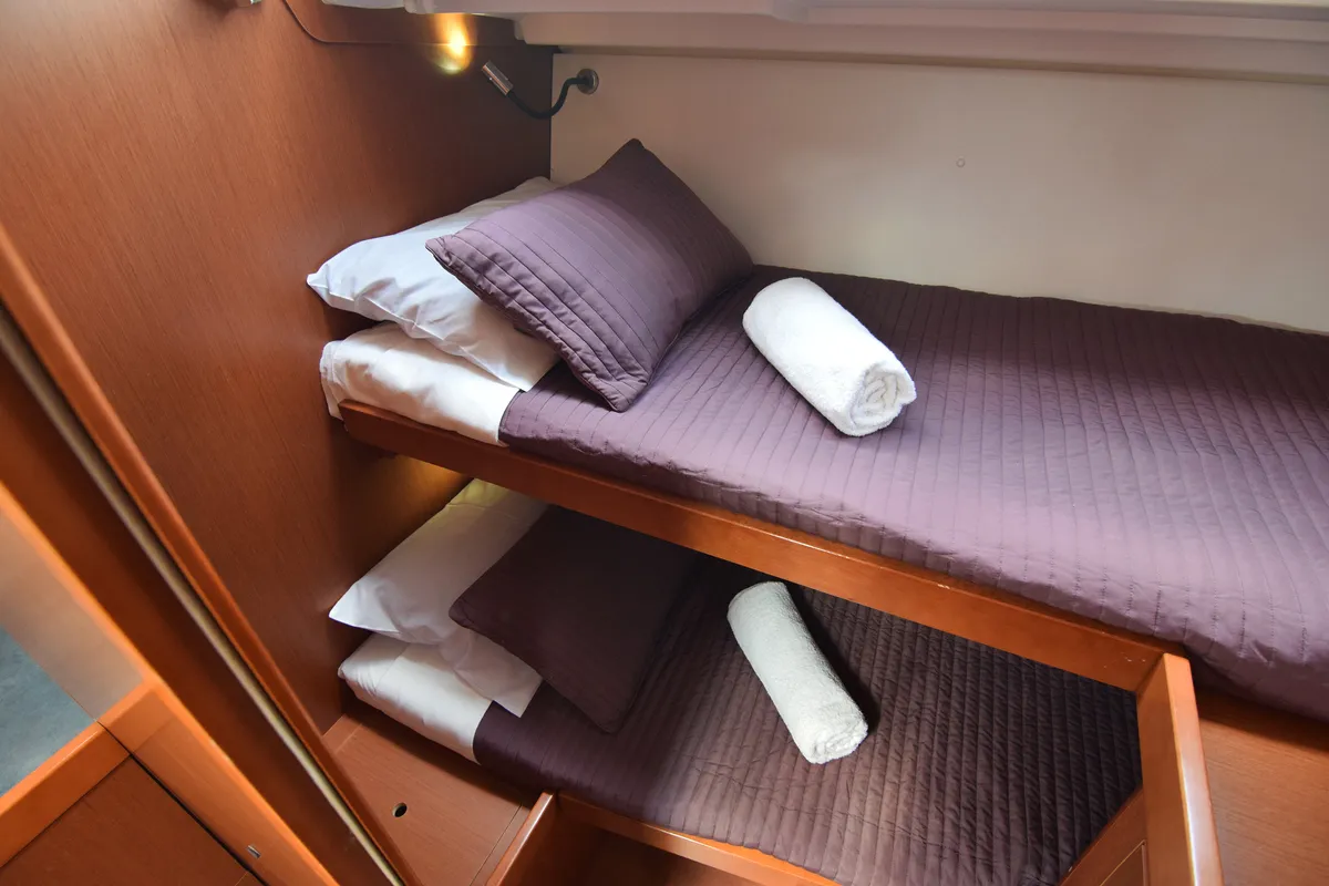 Butterfly, a Beneteau Oceanis 48 sailboat at Volos, Greece