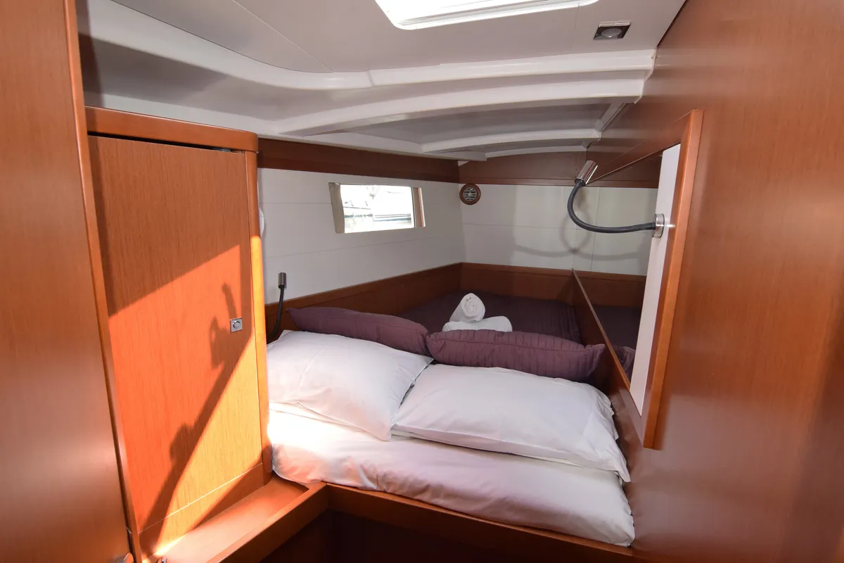 Butterfly, a Beneteau Oceanis 48 sailboat at Volos, Greece