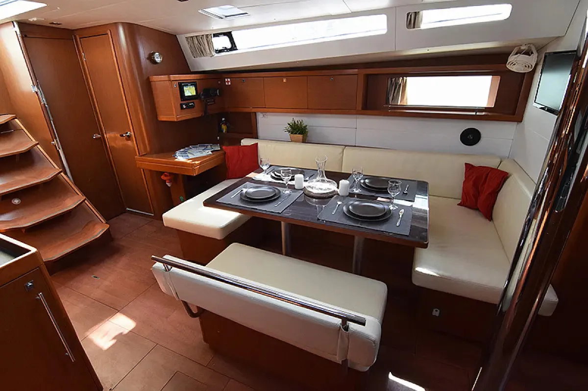 Butterfly, a Beneteau Oceanis 48 sailboat at Volos, Greece