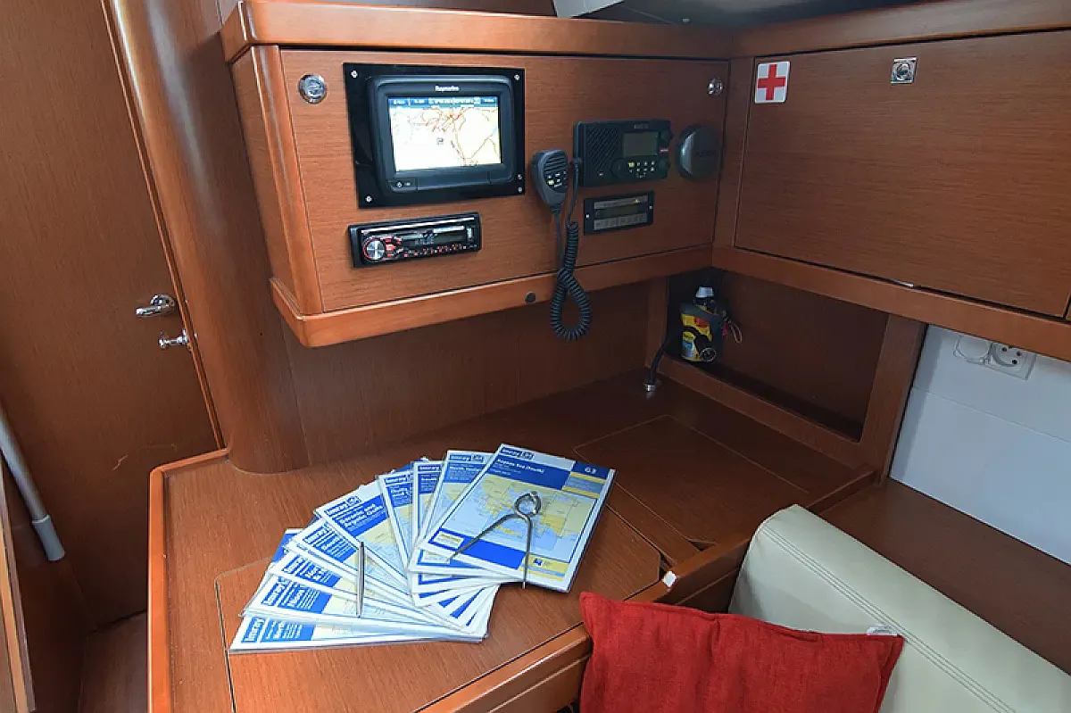 Butterfly, a Beneteau Oceanis 48 sailboat at Volos, Greece