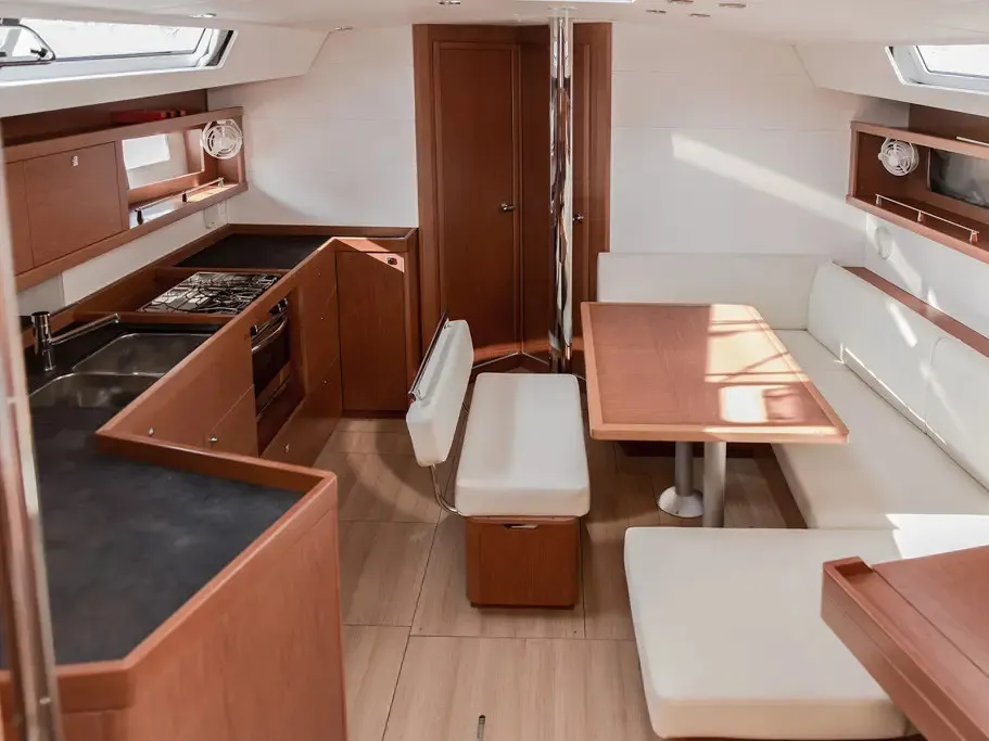 Salon of Soul, a Beneteau Oceanis 45 sailboat at Tivat, Montenegro