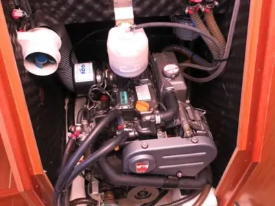 Galley of Candy, a Jeanneau Sun Odyssey 36i sailboat at Municipal Unit of Megara, Greece