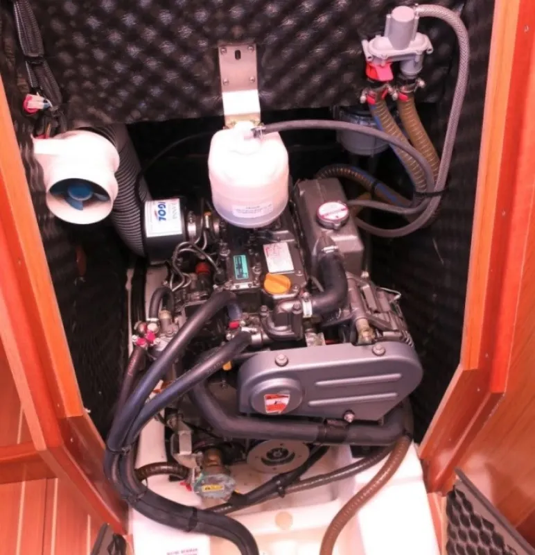 Galley of Candy, a Jeanneau Sun Odyssey 36i sailboat at Municipal Unit of Megara, Greece
