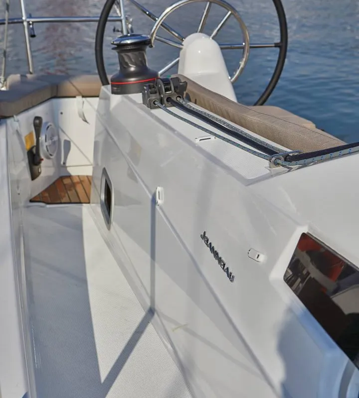 Oliver, a Jeanneau Sun Odyssey 410 sailboat at Primošten, Croatia