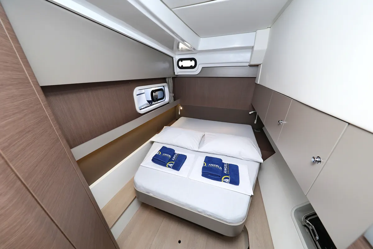 Cabin on 4 Friends, a Bali Catspace catamaran at Grad Trogir, Croatia