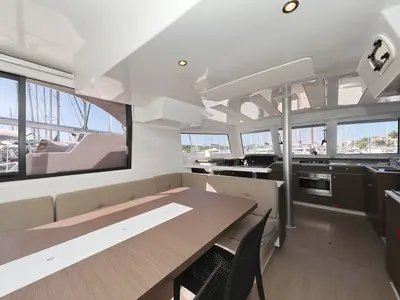 Salon of 4 Friends, a Bali Catspace catamaran at Grad Trogir, Croatia