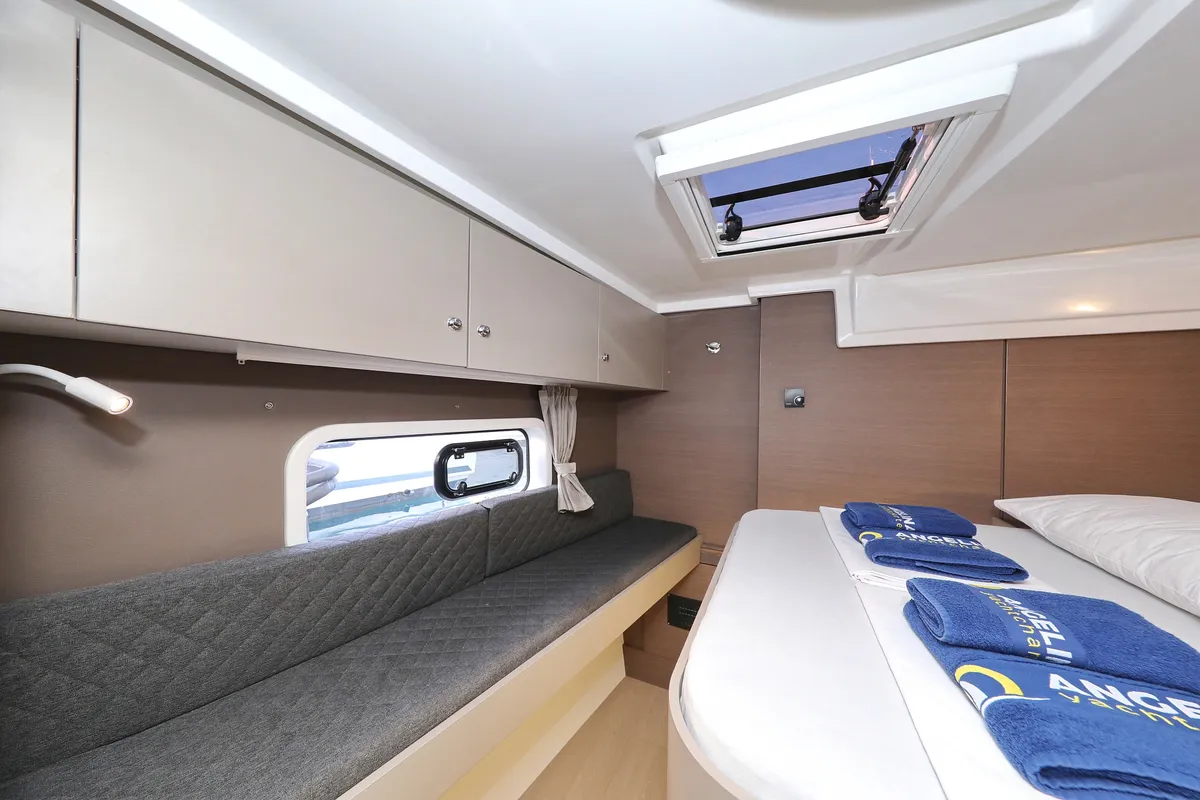 Cabin on 4 Friends, a Bali Catspace catamaran at Grad Trogir, Croatia