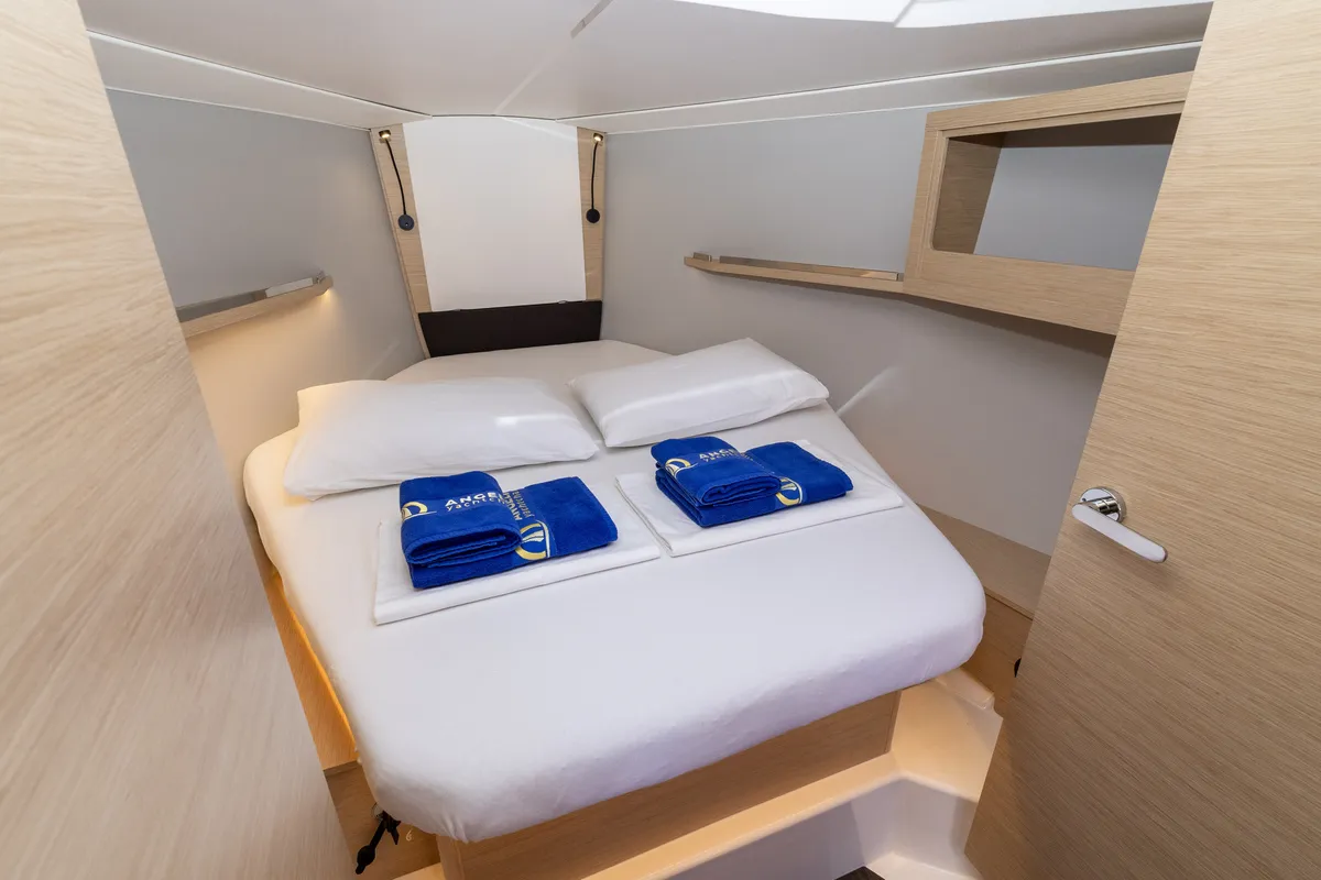 Cabin on Lumi, a Dufour 37 sailboat at Grad Biograd na Moru, Croatia