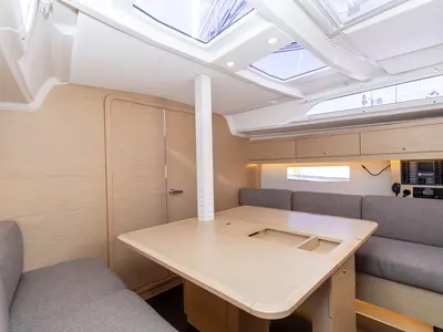 Salon of Lumi, a Dufour 37 sailboat at Grad Biograd na Moru, Croatia